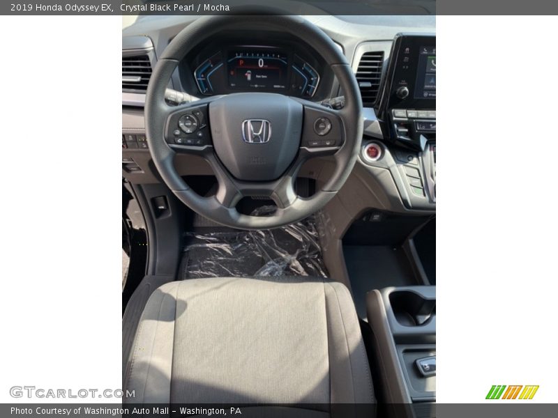 Crystal Black Pearl / Mocha 2019 Honda Odyssey EX