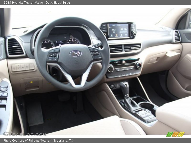 Dusk Blue / Beige 2019 Hyundai Tucson Value