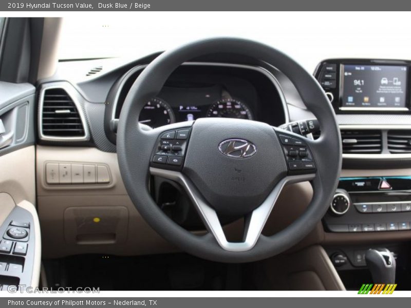 Dusk Blue / Beige 2019 Hyundai Tucson Value