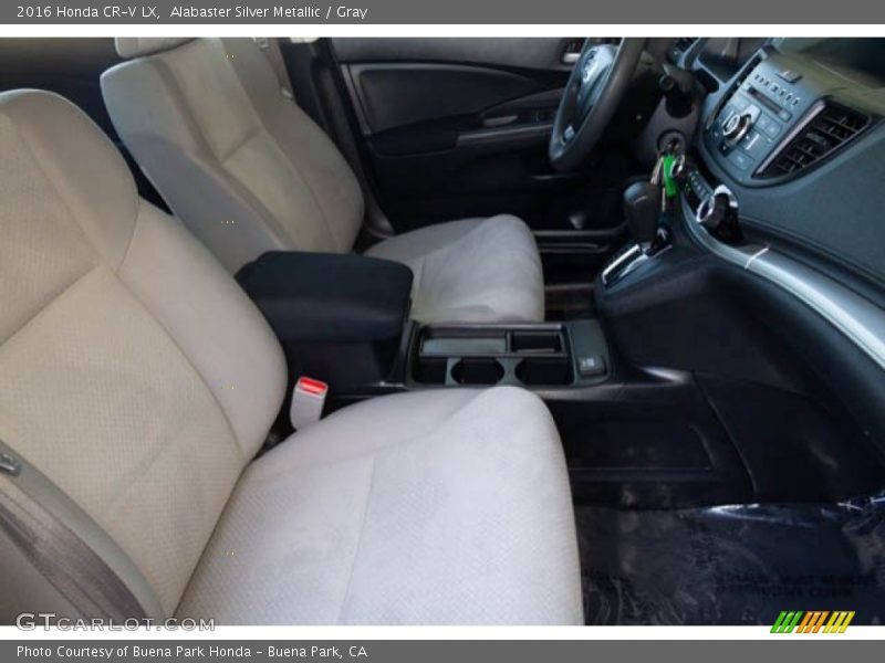 Alabaster Silver Metallic / Gray 2016 Honda CR-V LX