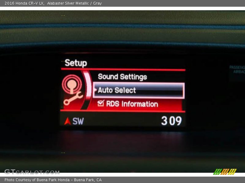 Alabaster Silver Metallic / Gray 2016 Honda CR-V LX