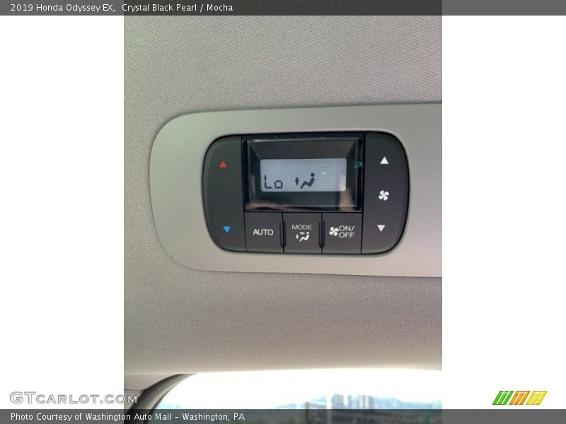 Crystal Black Pearl / Mocha 2019 Honda Odyssey EX