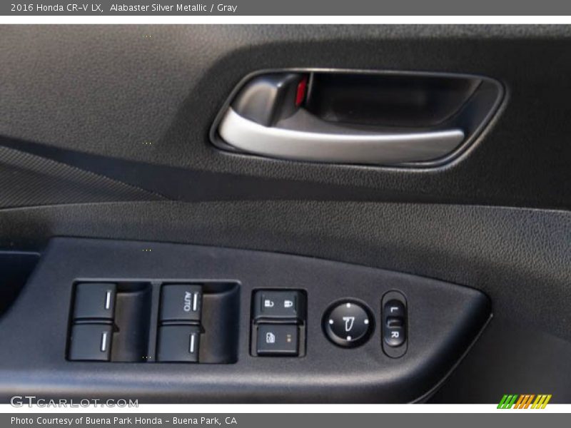 Alabaster Silver Metallic / Gray 2016 Honda CR-V LX