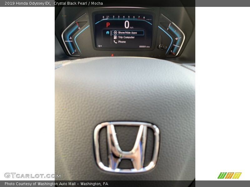 Crystal Black Pearl / Mocha 2019 Honda Odyssey EX