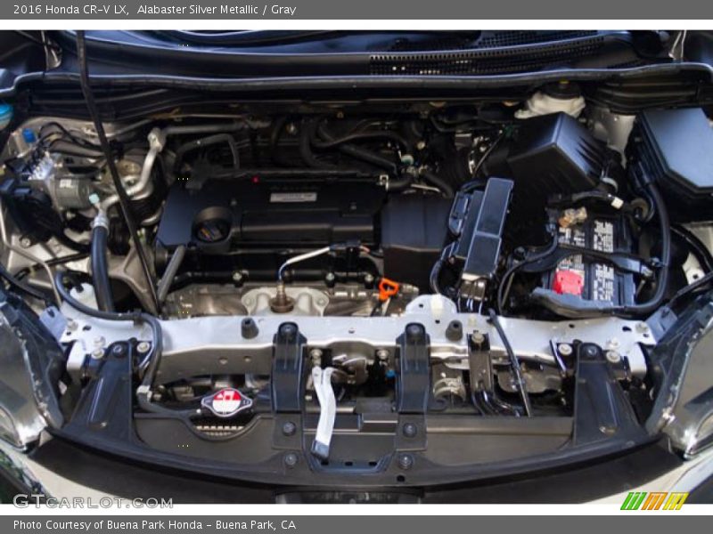 Alabaster Silver Metallic / Gray 2016 Honda CR-V LX