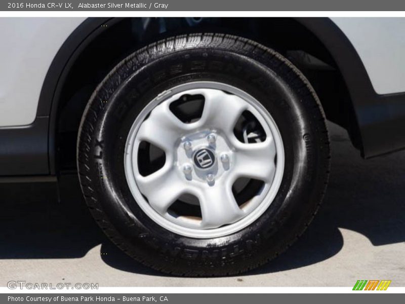Alabaster Silver Metallic / Gray 2016 Honda CR-V LX