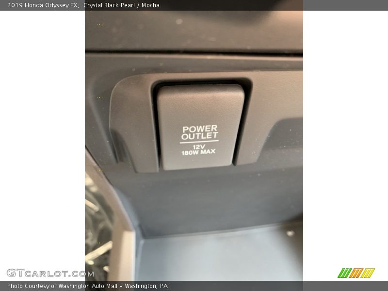 Crystal Black Pearl / Mocha 2019 Honda Odyssey EX