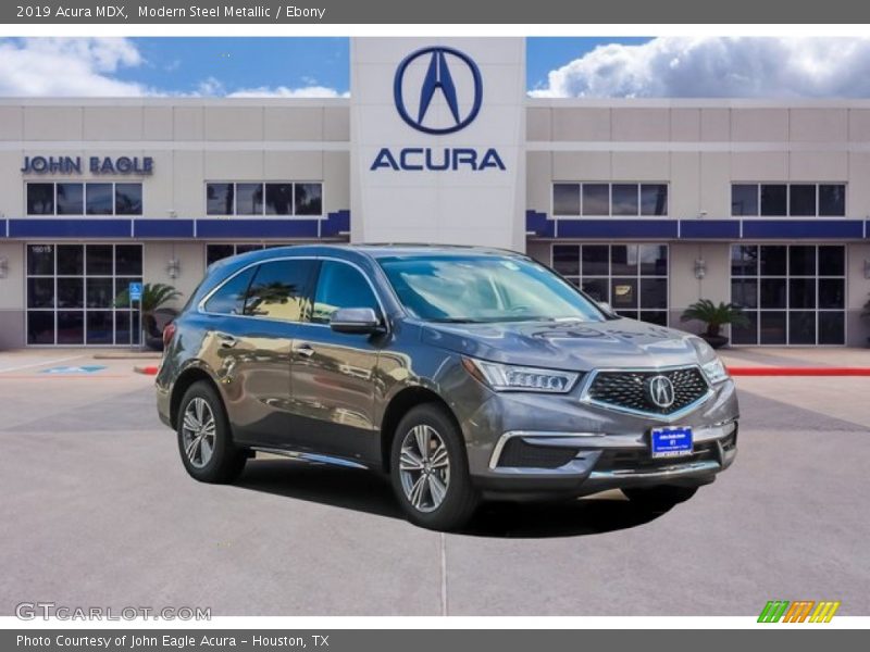 Modern Steel Metallic / Ebony 2019 Acura MDX