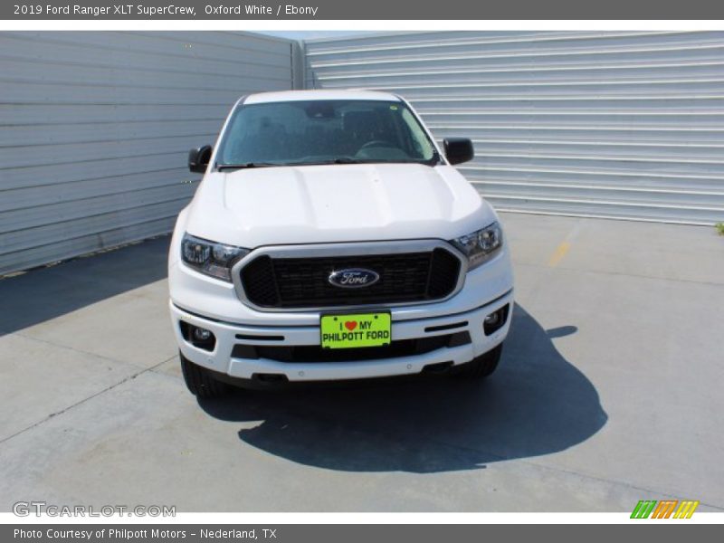 Oxford White / Ebony 2019 Ford Ranger XLT SuperCrew