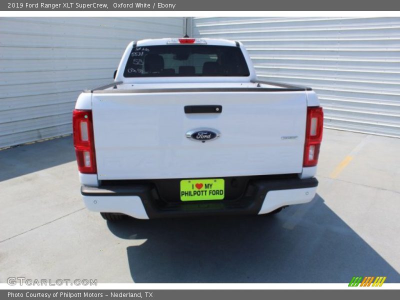 Oxford White / Ebony 2019 Ford Ranger XLT SuperCrew