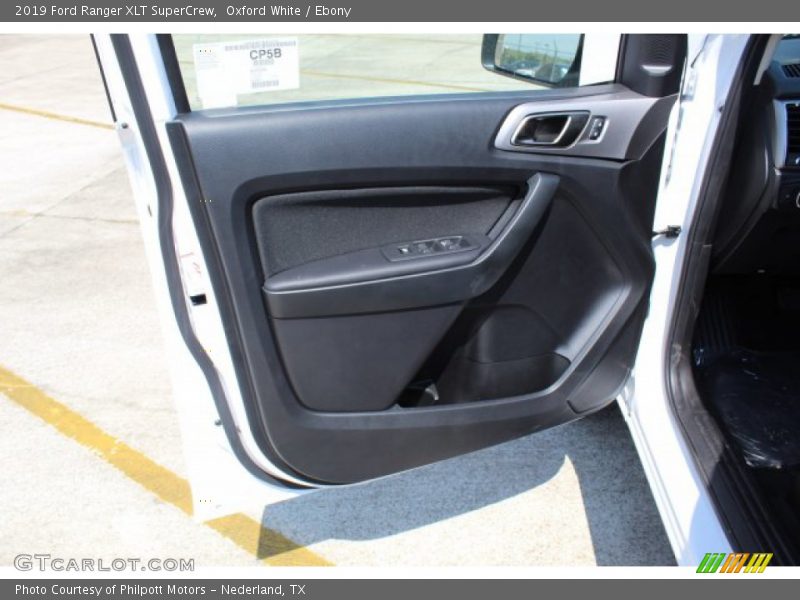 Oxford White / Ebony 2019 Ford Ranger XLT SuperCrew