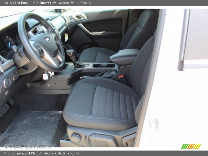 Oxford White / Ebony 2019 Ford Ranger XLT SuperCrew