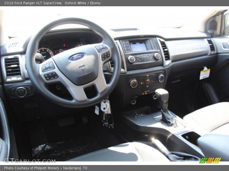 Oxford White / Ebony 2019 Ford Ranger XLT SuperCrew
