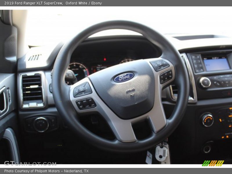 Oxford White / Ebony 2019 Ford Ranger XLT SuperCrew