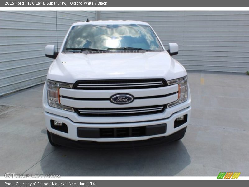 Oxford White / Black 2019 Ford F150 Lariat SuperCrew