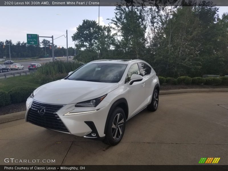 Eminent White Pearl / Creme 2020 Lexus NX 300h AWD