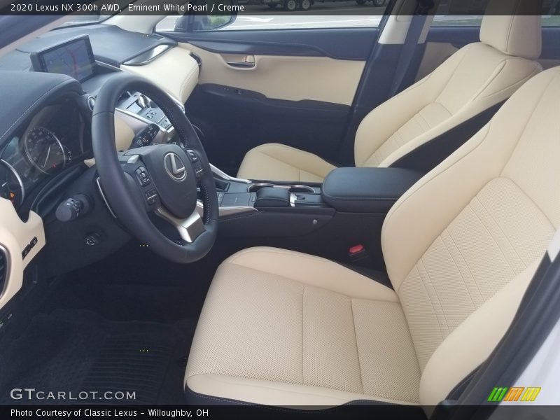 Eminent White Pearl / Creme 2020 Lexus NX 300h AWD