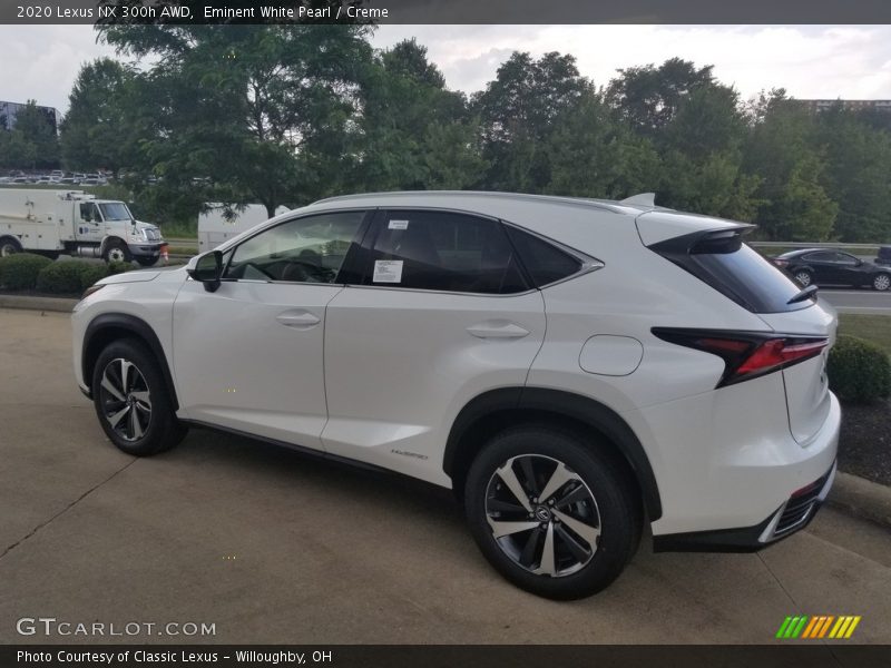 Eminent White Pearl / Creme 2020 Lexus NX 300h AWD
