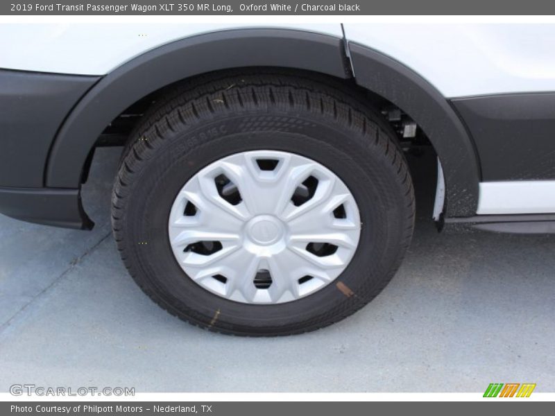 Oxford White / Charcoal black 2019 Ford Transit Passenger Wagon XLT 350 MR Long