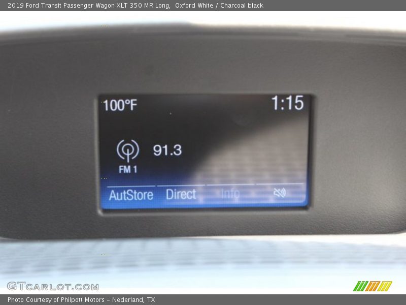 Oxford White / Charcoal black 2019 Ford Transit Passenger Wagon XLT 350 MR Long