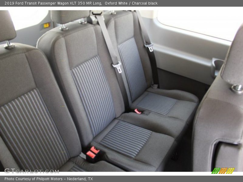 Rear Seat of 2019 Transit Passenger Wagon XLT 350 MR Long