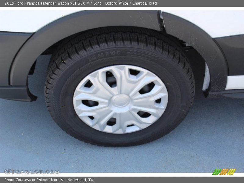 Oxford White / Charcoal black 2019 Ford Transit Passenger Wagon XLT 350 MR Long