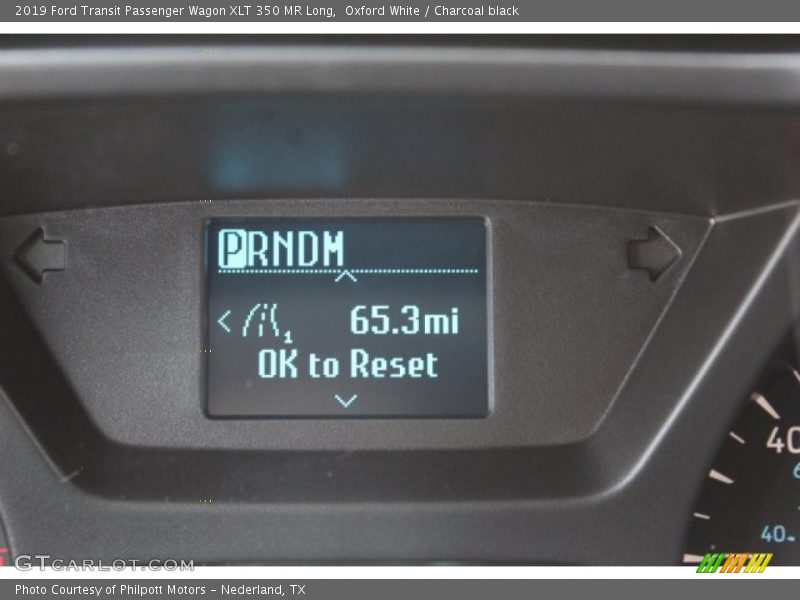 Oxford White / Charcoal black 2019 Ford Transit Passenger Wagon XLT 350 MR Long