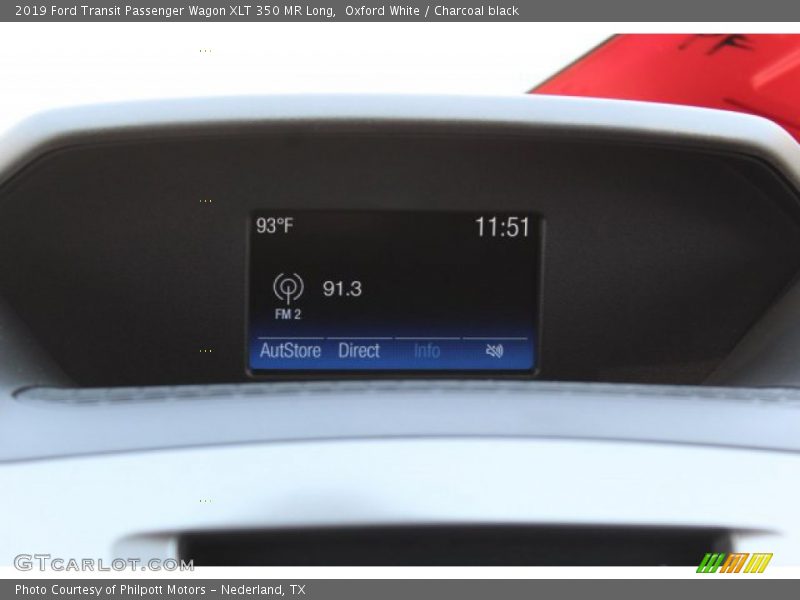 Oxford White / Charcoal black 2019 Ford Transit Passenger Wagon XLT 350 MR Long