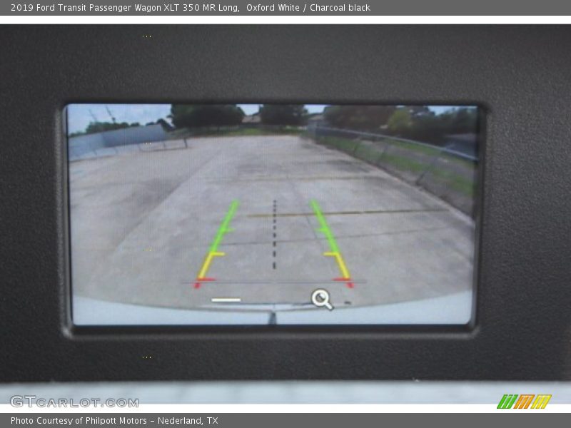 Oxford White / Charcoal black 2019 Ford Transit Passenger Wagon XLT 350 MR Long