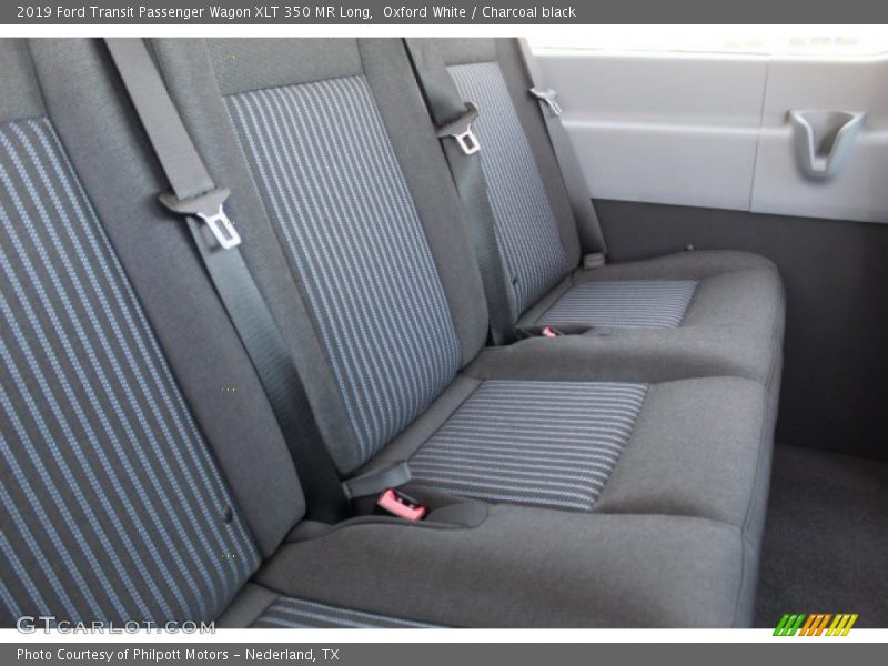 Oxford White / Charcoal black 2019 Ford Transit Passenger Wagon XLT 350 MR Long
