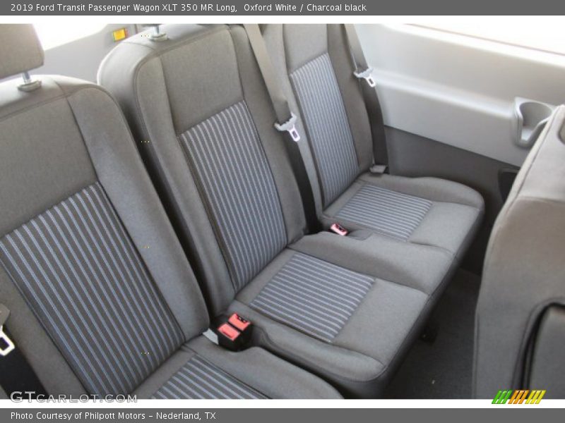 Oxford White / Charcoal black 2019 Ford Transit Passenger Wagon XLT 350 MR Long