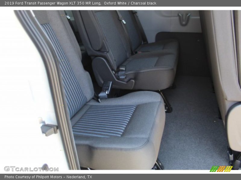 Oxford White / Charcoal black 2019 Ford Transit Passenger Wagon XLT 350 MR Long