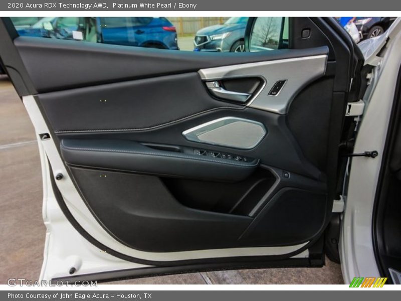 Platinum White Pearl / Ebony 2020 Acura RDX Technology AWD