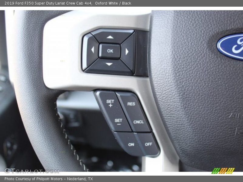Oxford White / Black 2019 Ford F350 Super Duty Lariat Crew Cab 4x4