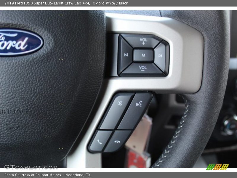 Oxford White / Black 2019 Ford F350 Super Duty Lariat Crew Cab 4x4