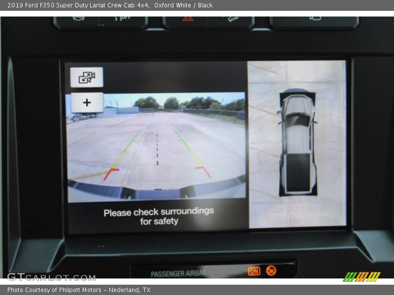 Oxford White / Black 2019 Ford F350 Super Duty Lariat Crew Cab 4x4