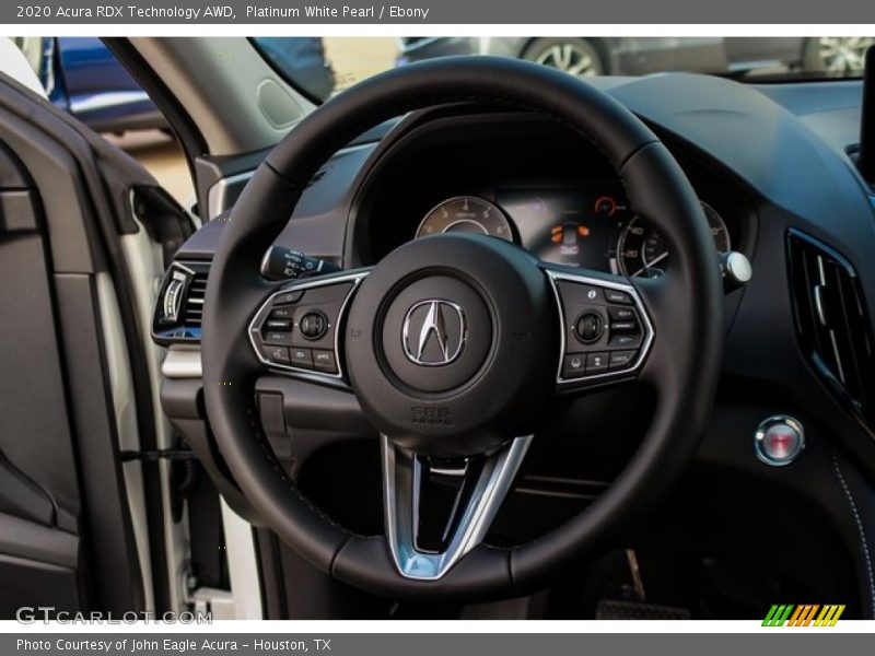 Platinum White Pearl / Ebony 2020 Acura RDX Technology AWD
