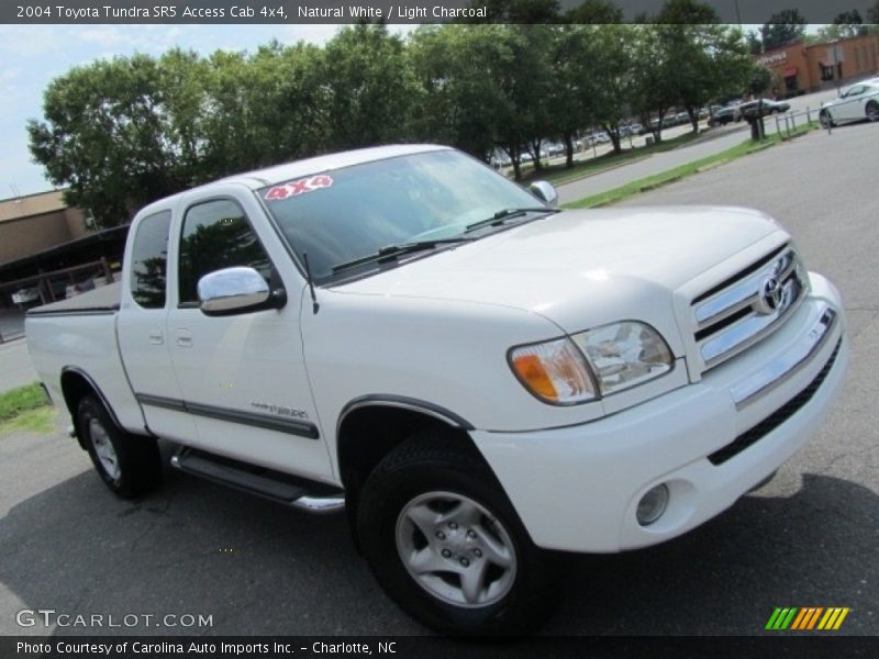 Natural White / Light Charcoal 2004 Toyota Tundra SR5 Access Cab 4x4