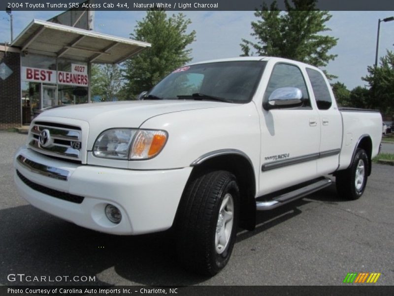 Natural White / Light Charcoal 2004 Toyota Tundra SR5 Access Cab 4x4