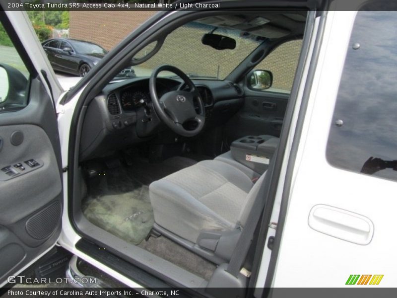 Natural White / Light Charcoal 2004 Toyota Tundra SR5 Access Cab 4x4