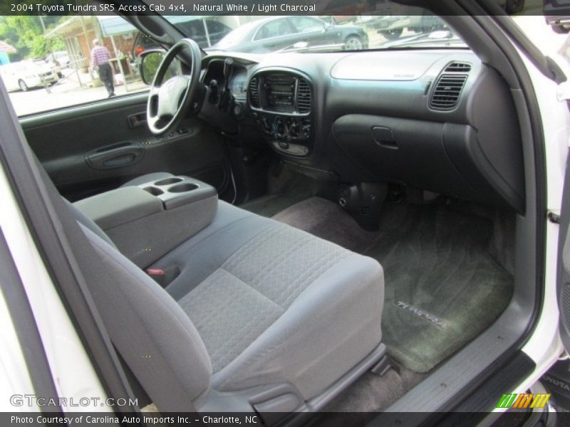 Natural White / Light Charcoal 2004 Toyota Tundra SR5 Access Cab 4x4