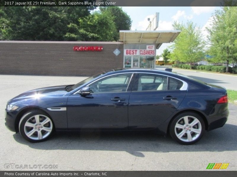 Dark Sapphire Blue / Light Oyster 2017 Jaguar XE 25t Premium