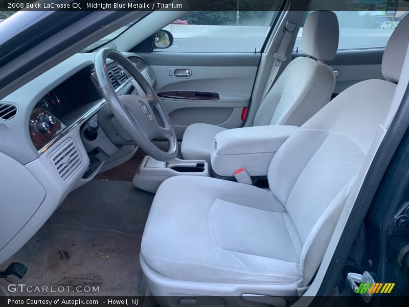 Midnight Blue Metallic / Titanium 2008 Buick LaCrosse CX