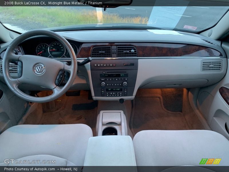 Midnight Blue Metallic / Titanium 2008 Buick LaCrosse CX