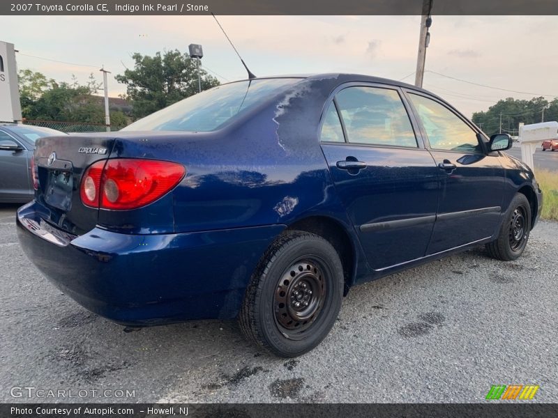 Indigo Ink Pearl / Stone 2007 Toyota Corolla CE