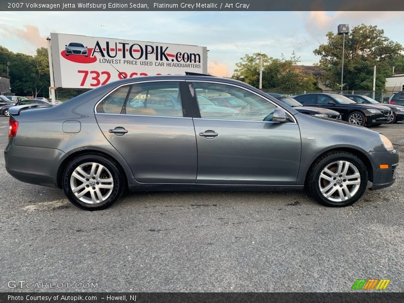 Platinum Grey Metallic / Art Gray 2007 Volkswagen Jetta Wolfsburg Edition Sedan