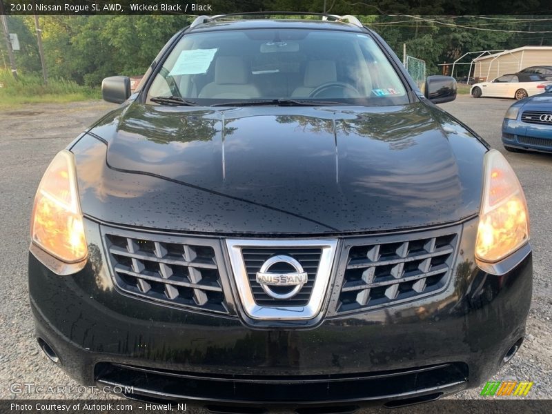 Wicked Black / Black 2010 Nissan Rogue SL AWD