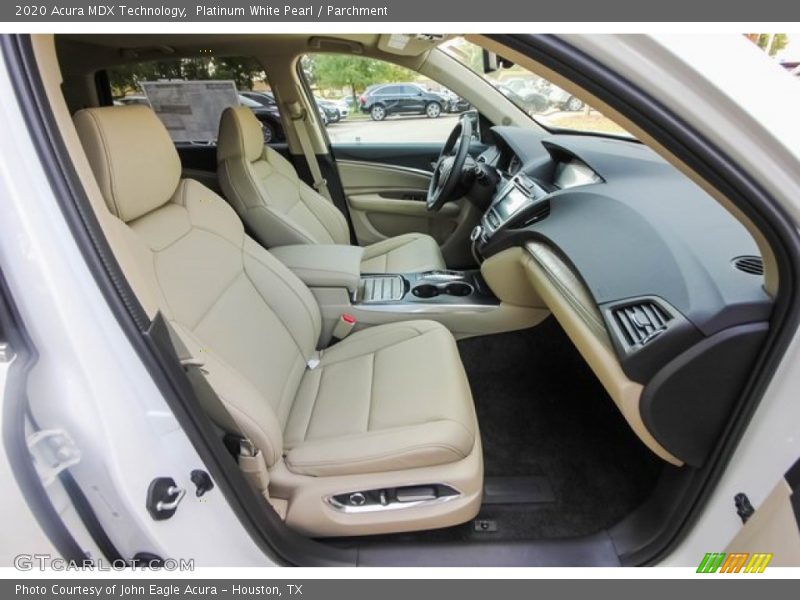 Front Seat of 2020 MDX Technology