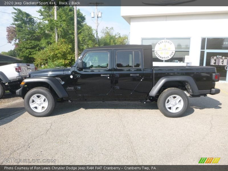 Black / Black 2020 Jeep Gladiator Sport 4x4