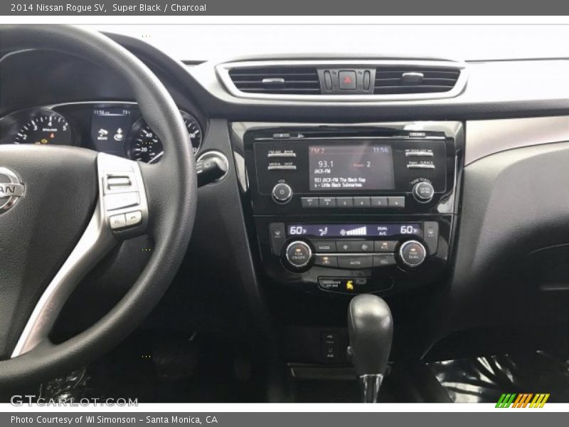 Super Black / Charcoal 2014 Nissan Rogue SV